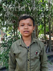 Choose a child to sponsor, like this little boy from Soutr Nikom, Ol age 10