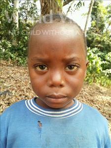 Choose a child to sponsor, like this little boy from Jaiama Bongor, Luseinie age 3