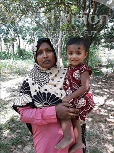 Choose a child to sponsor, like this little girl from Ghoraghat, Zakia Fima age 1