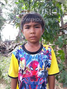 Choose a child to sponsor, like this little boy from Soutr Nikom, Munleap age 9