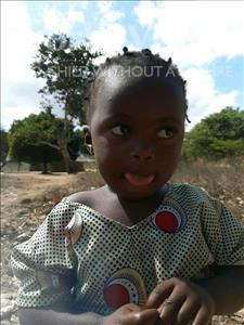 Choose a child to sponsor, like this little girl from Pheone, Teresa Evaristo age 3