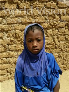 Choose a child to sponsor, like this little girl from Komabangou, Nafissa age 7