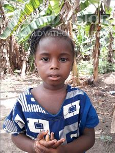 Choose a child to sponsor, like this little girl from Tegloma, Mehnia age 3