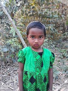 Choose a child to sponsor, like this little girl from Ghoraghat, Priyonty age 5