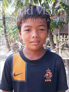 Choose a child to sponsor, like this little boy from Soutr Nikom, Sothea age 11