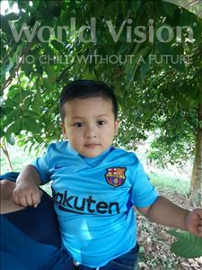 Choose a child to sponsor, like this little boy from Maya, Andres Leonel age 3