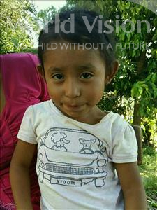 Choose a child to sponsor, like this little girl from Maya, Yeslin Karina age 5