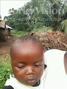 Choose a child to sponsor, like this little boy from Jaiama Bongor, Vandy age 2