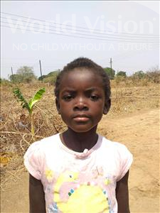 Choose a child to sponsor, like this little girl from Keembe, Dessy age 6